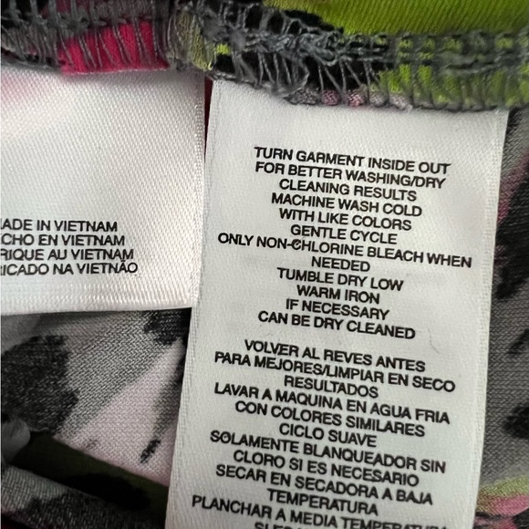 KASPER Pull-on Printed Skirt SZ PM - Picture 7 of 9